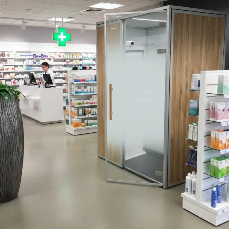 Cabine en pharmacie 2